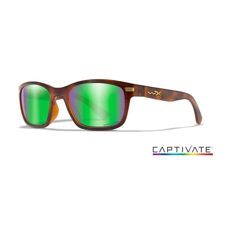 Okulary WXHELIXCapt Green Mirror Gloss Demi Frame Super okazja