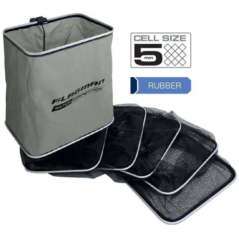 Ostatnie sztuki Siatka Flagman Match Competition Rubber Mesh 3m