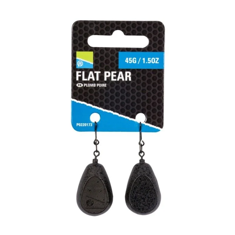 Ciężarki Preston Flat Pear Leads 45g 2szt. Darmowa dostawa