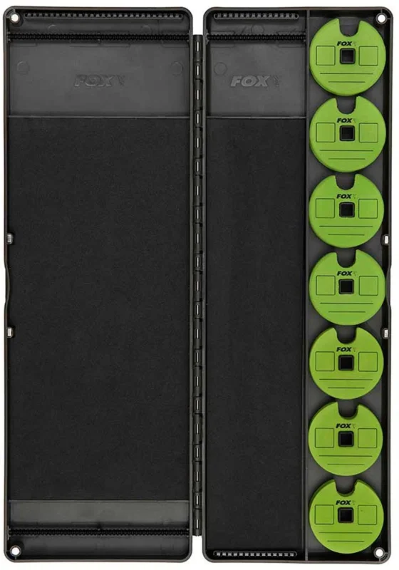 Bezpieczne zakupy Pudełko FOX Carp Edges Large rig and disc box inc 50 pins / 7 discs