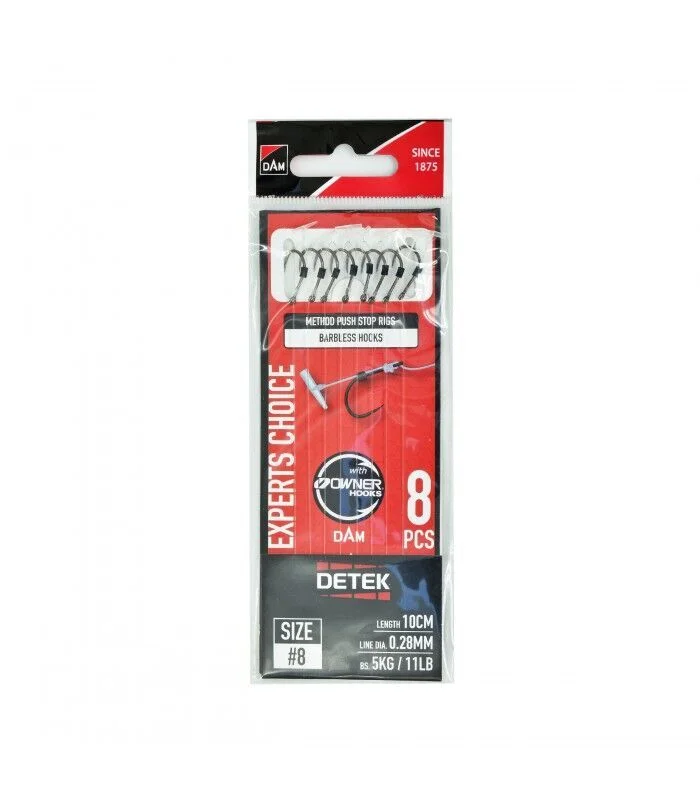 Kup teraz Przypon karpiowy DAM Detek Method Push Stop Rig 14 0.22MM 3.2KG 7.0LBS 10CM