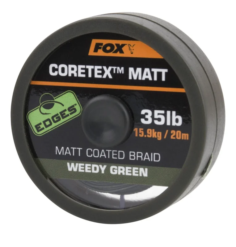 FOX EDGES Coretex Matt - Weedy Green 20lb - 20m Darmowa dostawa