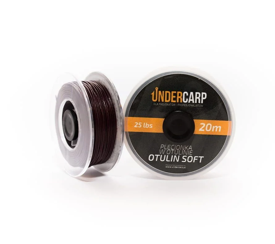 Oferta czasowa Plecionka przyponowa w otulinie 20 m/25 lbs OTULIN SOFT – brązowa