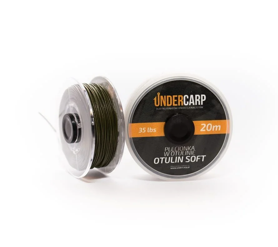 Promocja Plecionka przyponowa w otulinie 20 m/25 lbs OTULIN SOFT – zielona