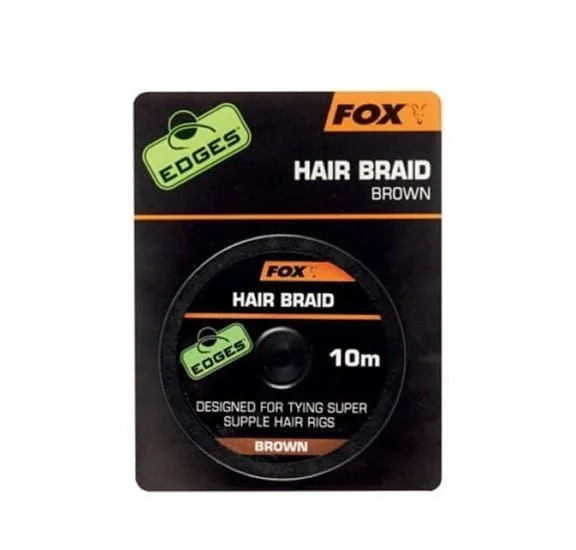 Nowy Plecionka Fox Edges Hair Braid 10m - Brown
