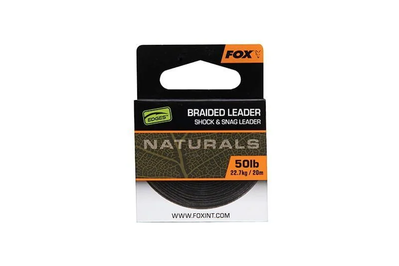 Plecionka Fox Naturals Braided Leader 50lb/22.7kg - 20m Dodaj do koszyka