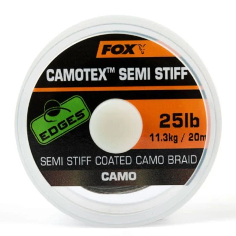 Plecionka Fox Edges Camotex Semi Stiff Coated Camo Braid 35lb-20m Nowy