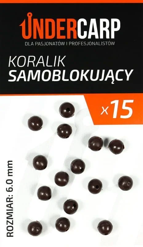 Tylko do końca tygodnia Undercarp Koralik Samoblokujący Brązowy 6mm