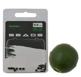 Brain Beads 3mm 10 szt. Green Popularny