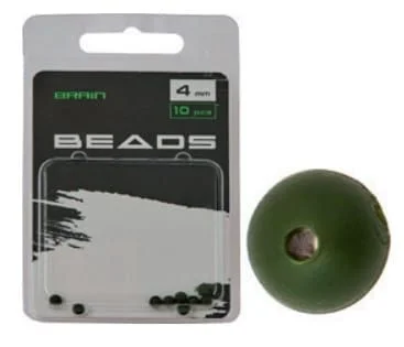 Brain Beads 4mm 10 szt. Green Dodaj do koszyka