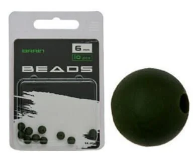 Brain Beads 6mm 10 szt. Green Szybka dostawa