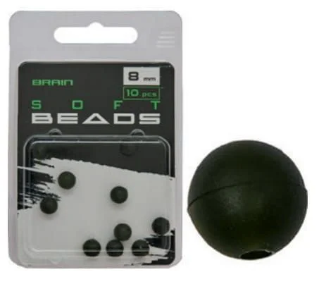 Brain Soft Beads 8mm 10szt. Szybka wysyłka
