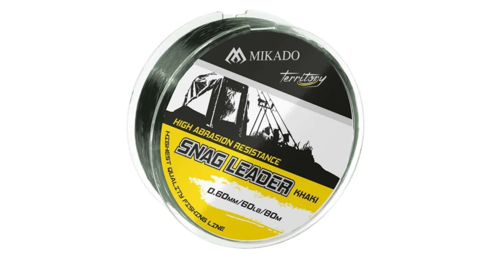 Promocja Przypon strzałowy Mikado Snag Leader Khaki 60lb 0.60mm 80m