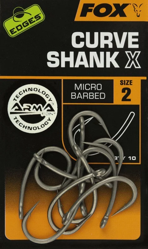 Szybka wysyłka Fox Arma Point Curve Shank X Hooks #2 / 10szt