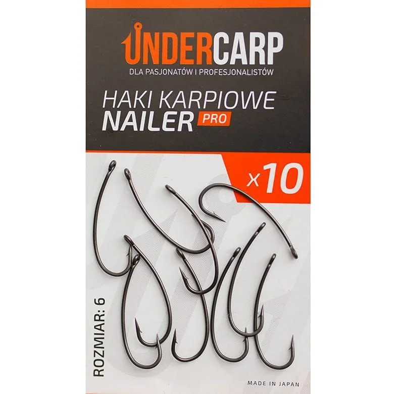 Undercarp Haki Karpiowe Nailer PRO size 6 Okazja