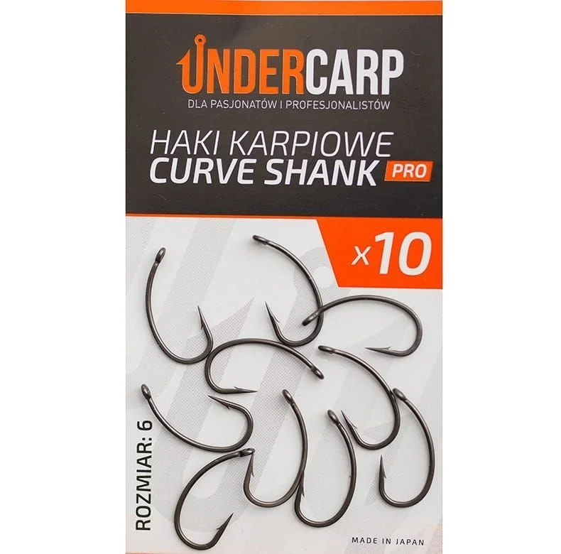 Do wyczerpania zapasów Undercarp Haki Karpiowe Curve Shank PRO size 6