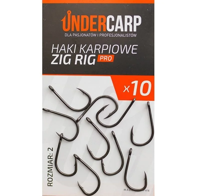 Undercarp Haki Karpiowe Zig Rig PRO size 2 Bezpieczne zakupy