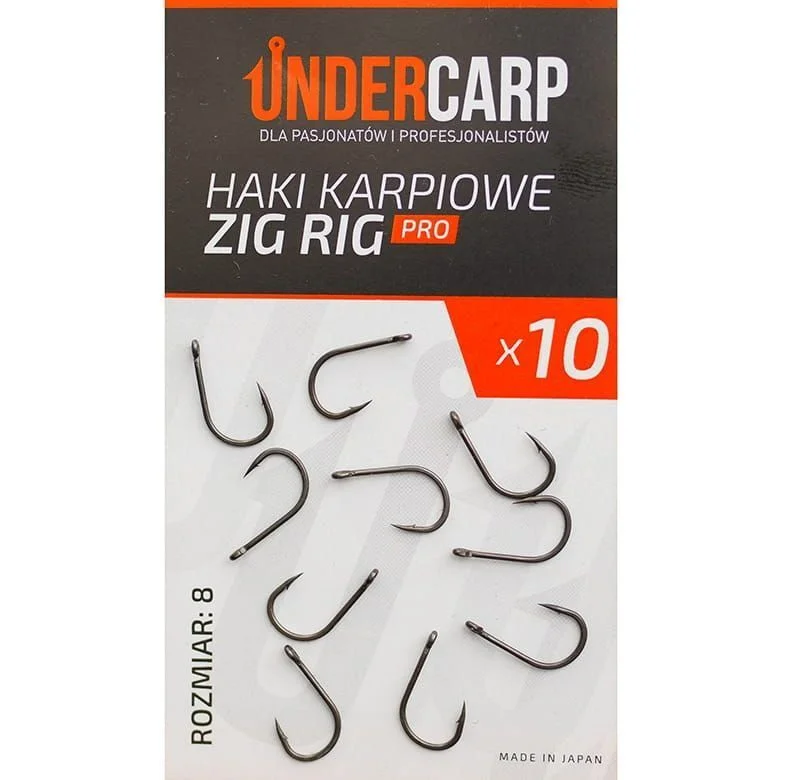 Oferta czasowa Undercarp Haki Karpiowe Zig Rig PRO #8