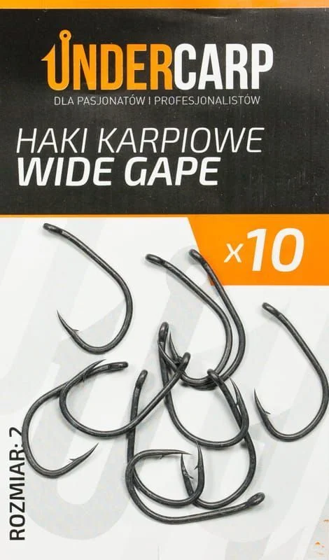 Undercarp Teflonowe Haki WIDE GAPE #2 Nowość