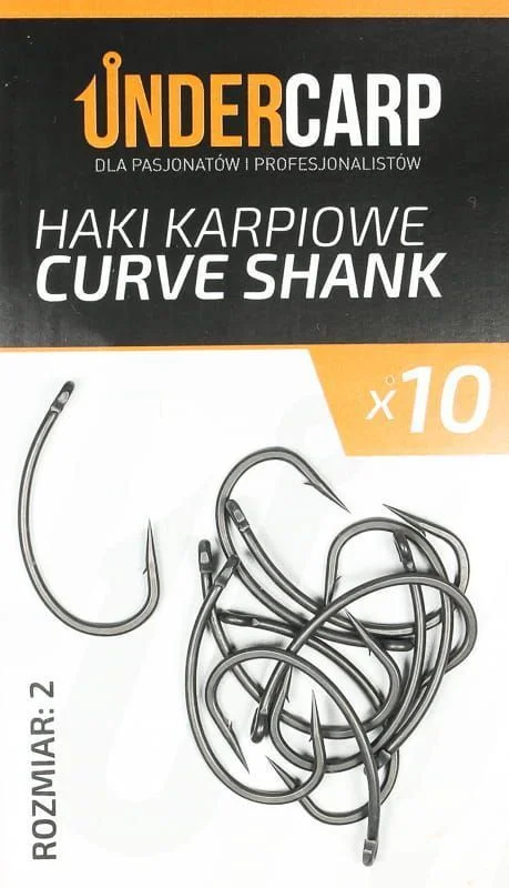 Undercarp Teflonowe haki karpiowe CURVE SHANK size 2 Kup teraz