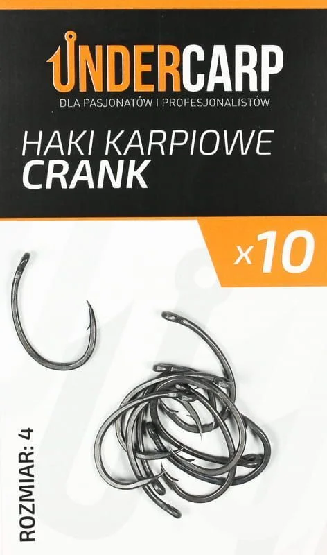 Oferta Undercarp Teflonowe haki karpiowe CRANK size 4