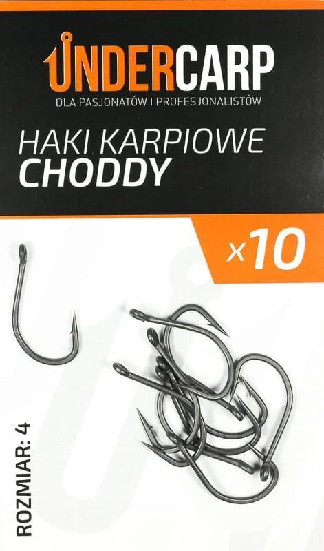 Undercarp Teflonowe haki karpiowe CHODDY size 4 Promocja