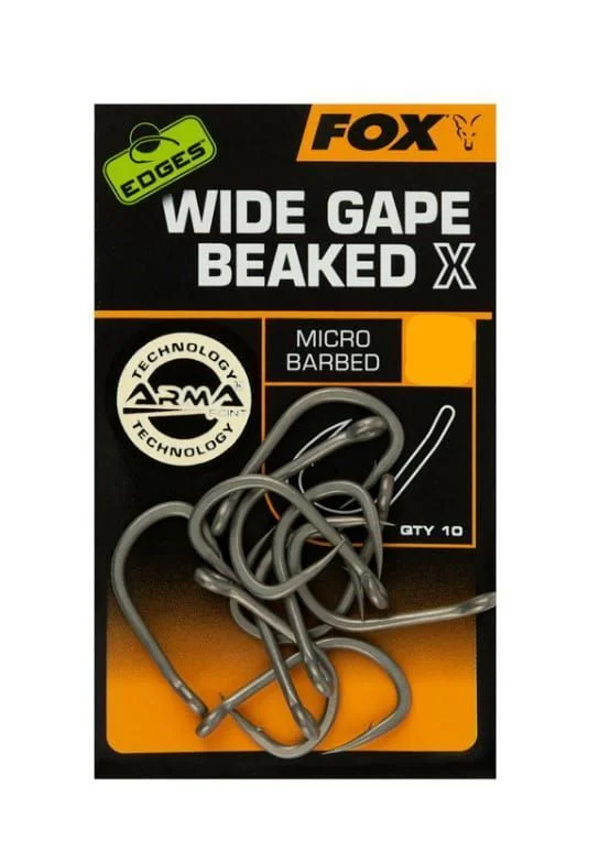 Fox Arma Point Wide Gape Beaked X Hooks #4 / 10 szt. Ekspresowa dostawa