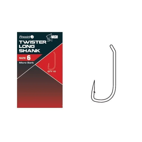 Obniżka ceny Nash Twister Long Shank Size 4
