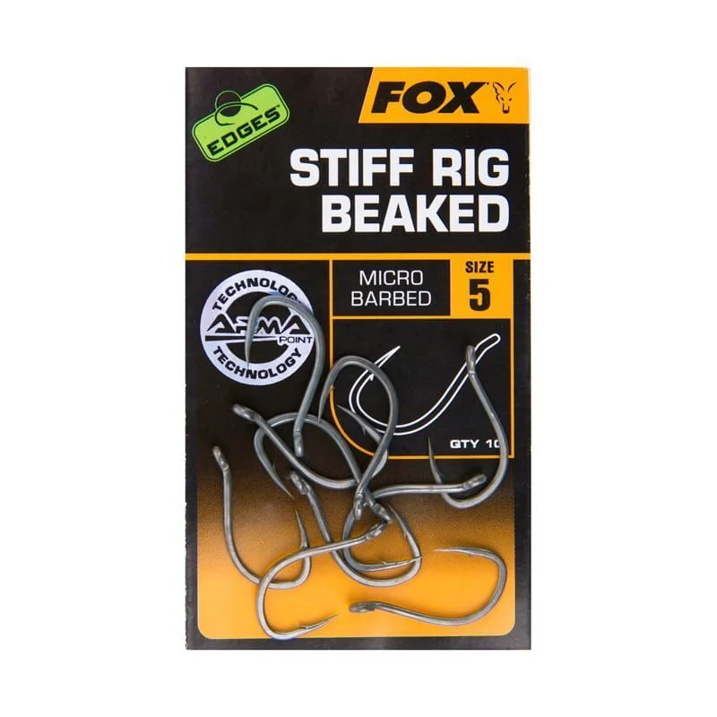 Haki Karpiowe Fox Edges Stiff Rig Beaked #6 Bezpieczna płatność