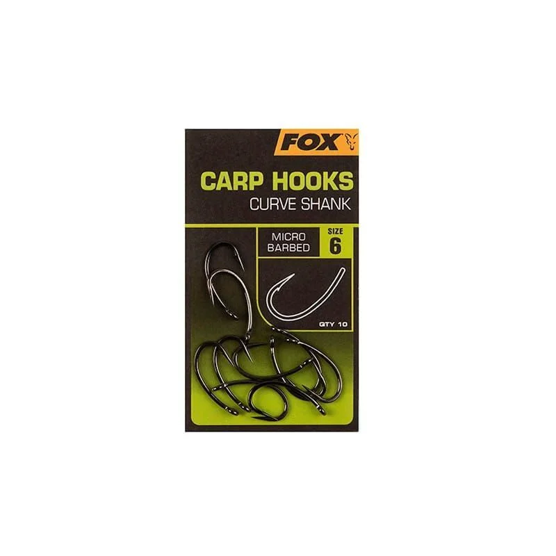 Taniej Haki Karpiowe Fox Carp Hooks Curve Shank #2
