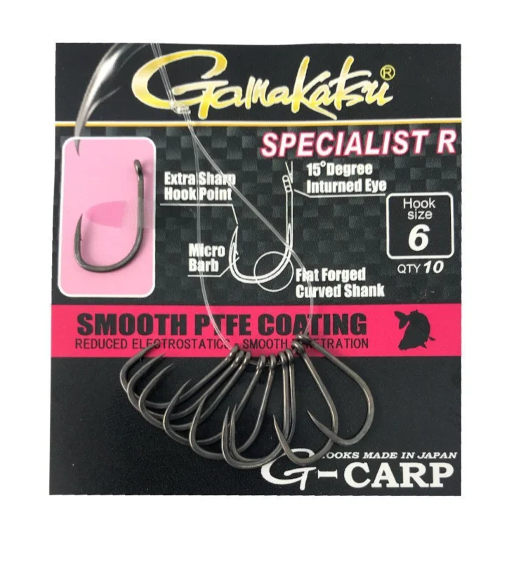 Ograniczona ilość Haczyk Gamakatsu G Carp Specialist R