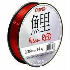 Bezpieczne zakupy Robinson Żyłka Carpex Neon Red, 0.31mm, 300m