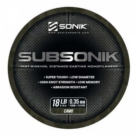 Promocja Sonik ŻyłkaSubsonik Mono Line Camo 0,35mm/1200m