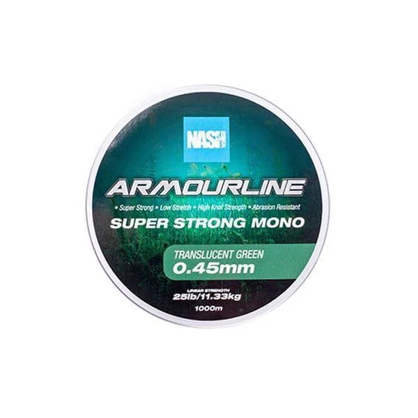 Zamów dziś Żyłka Nash Armourline Mono Green 25lb / 0.45mm - 1000m