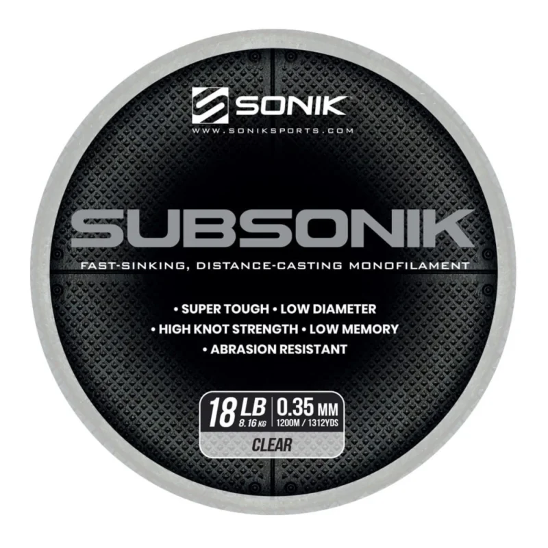 Sonik Żyłka Subsonik Clear 0,28mm/1200m Wyjątkowa oferta