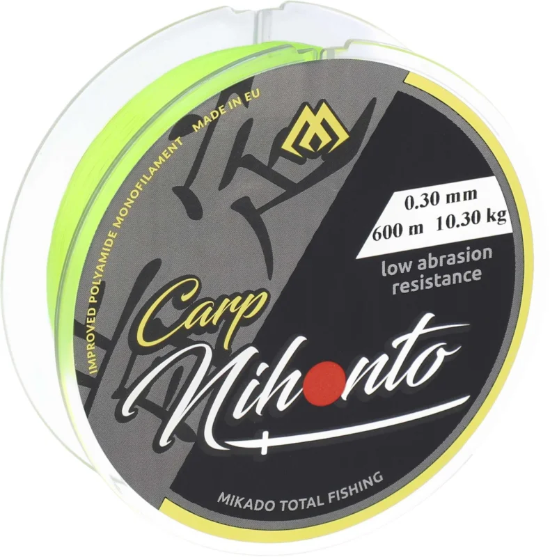 Szybka dostawa Żyłka Mikado Nihonto Carp 0.28mm/8.80kg/600m Fluo Żółty