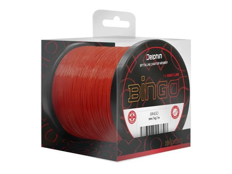 Żyłka Delphin BINGO Matt Ciemnoczerwona 0,28mm 6,5kg 1200m Tani