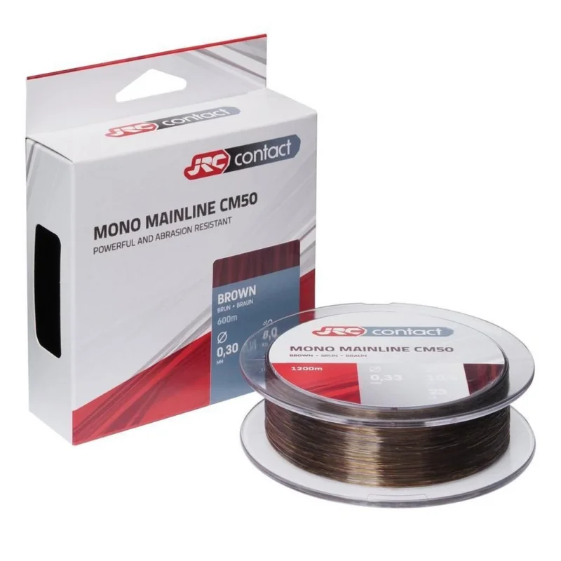 Żyłka karpiowa JRC Mono Contact CM50 0.40mm / 600m - Brown Taniej