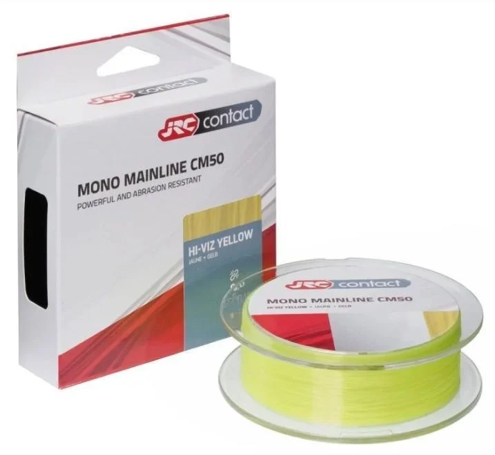 Zniżka Żyłka karpiowa JRC Contact CM50 1200m 0.35mm HVz Yellow