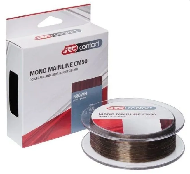 Żyłka karpiowa JRC Contact CM50 600m 0.35mm Brown Bezpieczna płatność