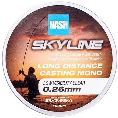 Oferta limitowana Żyłka NASH Highline Mono 0.26mm 1000m 3.6kg Transparent