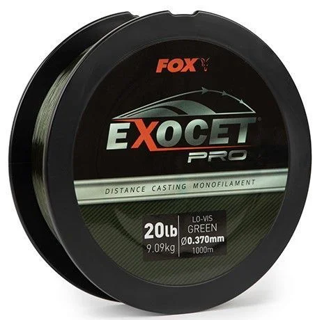 Żyłka FOX Carp Exocet Pro (Low vis green) 0.370mm 20bs / 9.09kgs (1000m) Dodaj do koszyka
