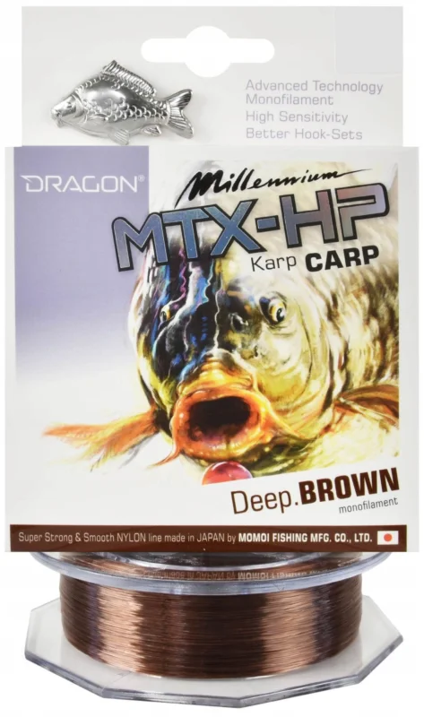 Cena promocyjna Żyłka Dragon Millenium MTX-HP Carp 300m Ciemnobrązowy