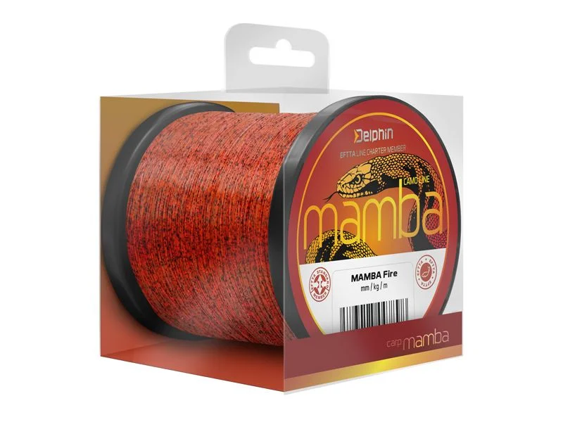 Żyłka Delphin Mamba Carp Fire 0,34mm 8,1kg 600m Wybór klientów