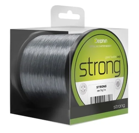 Żyłka Delphin Strong Carp szara 0,30mm 7,7kg 1200m Dostępne od ręki