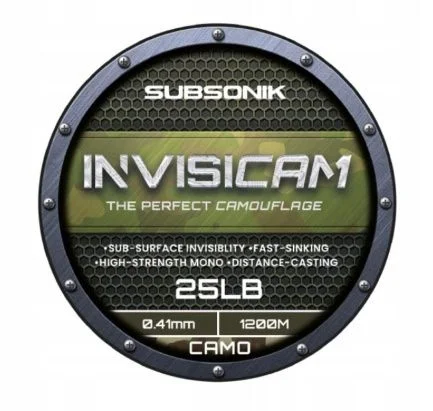 Żyłka Karpiowa Sonik Subsonik Invisicam 22lb 1200m Bestseller