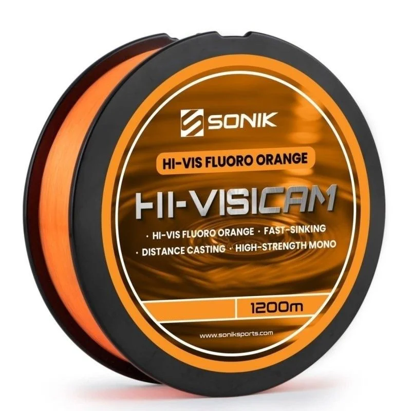Żyłka Sonik Hi-Visicam 0.35mm 18lb 1200m Wysoka jakość