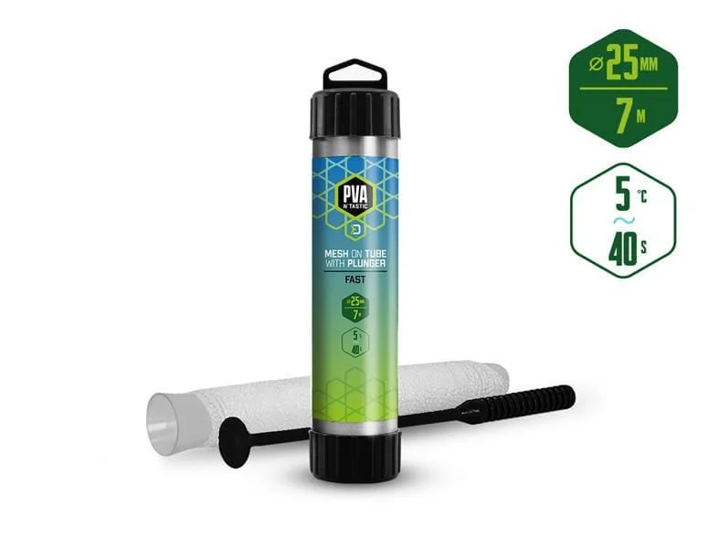 Siatka PVA Delphin n'tastic TUBE+PLUNGER 7m / 25mm Szybko Rozpuszczalna Super okazja