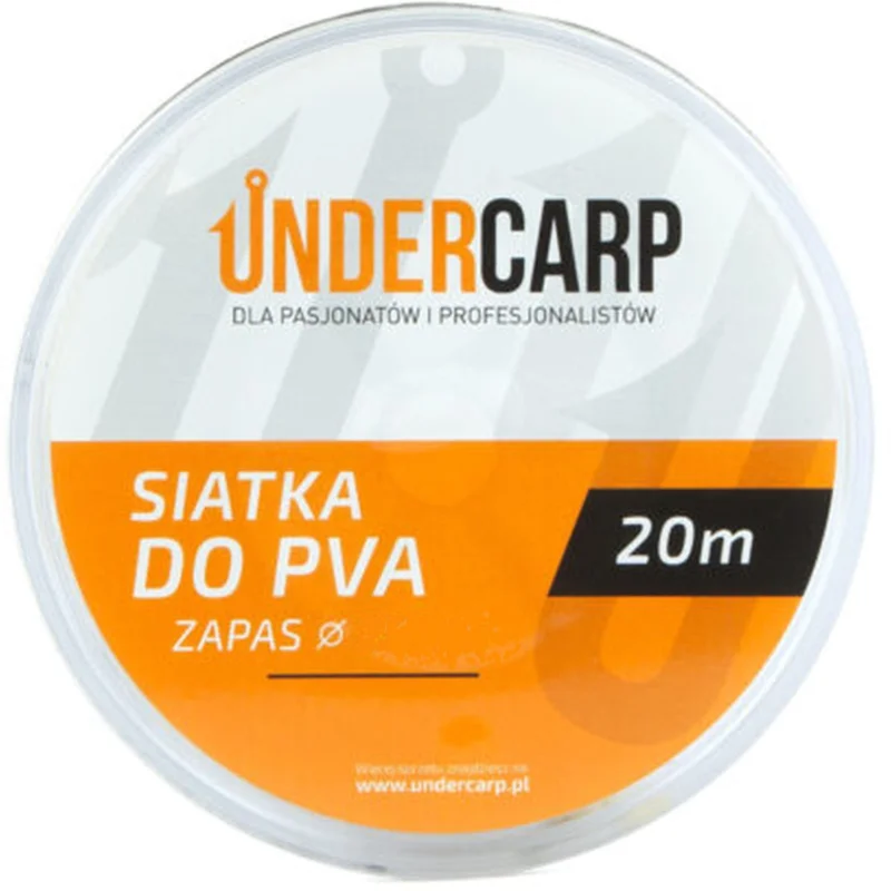 Wysoka jakość Zapasowa Siatka UnderCarp PVA - 35mm / 20m