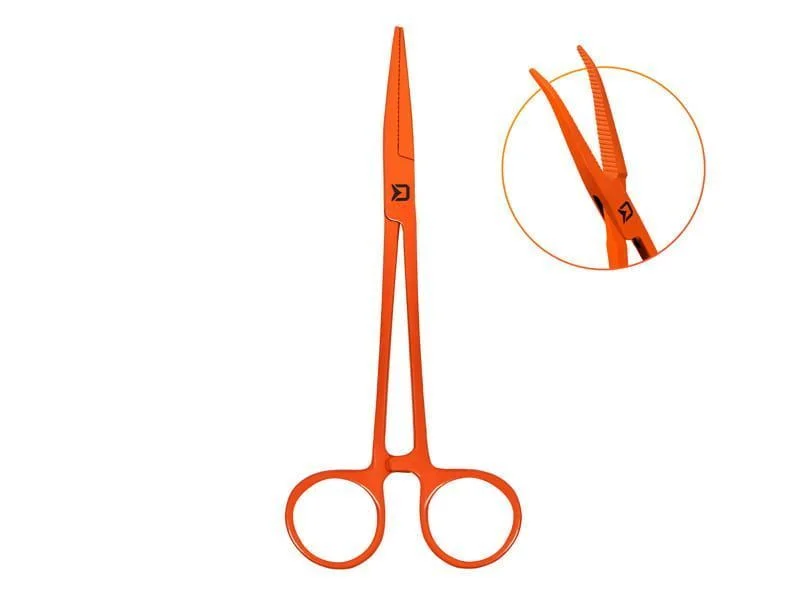 Szczypce Delphin Curved Forceps ATAK! Reflex 13cm Super okazja